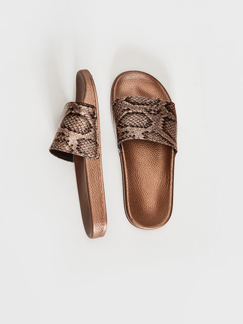 Women’s Faux Leather Slippers-4