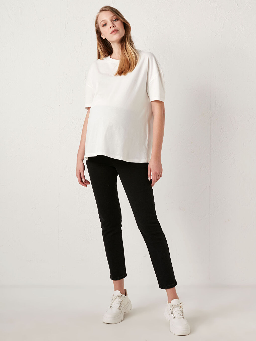 جينز حوامل سليم موم-2