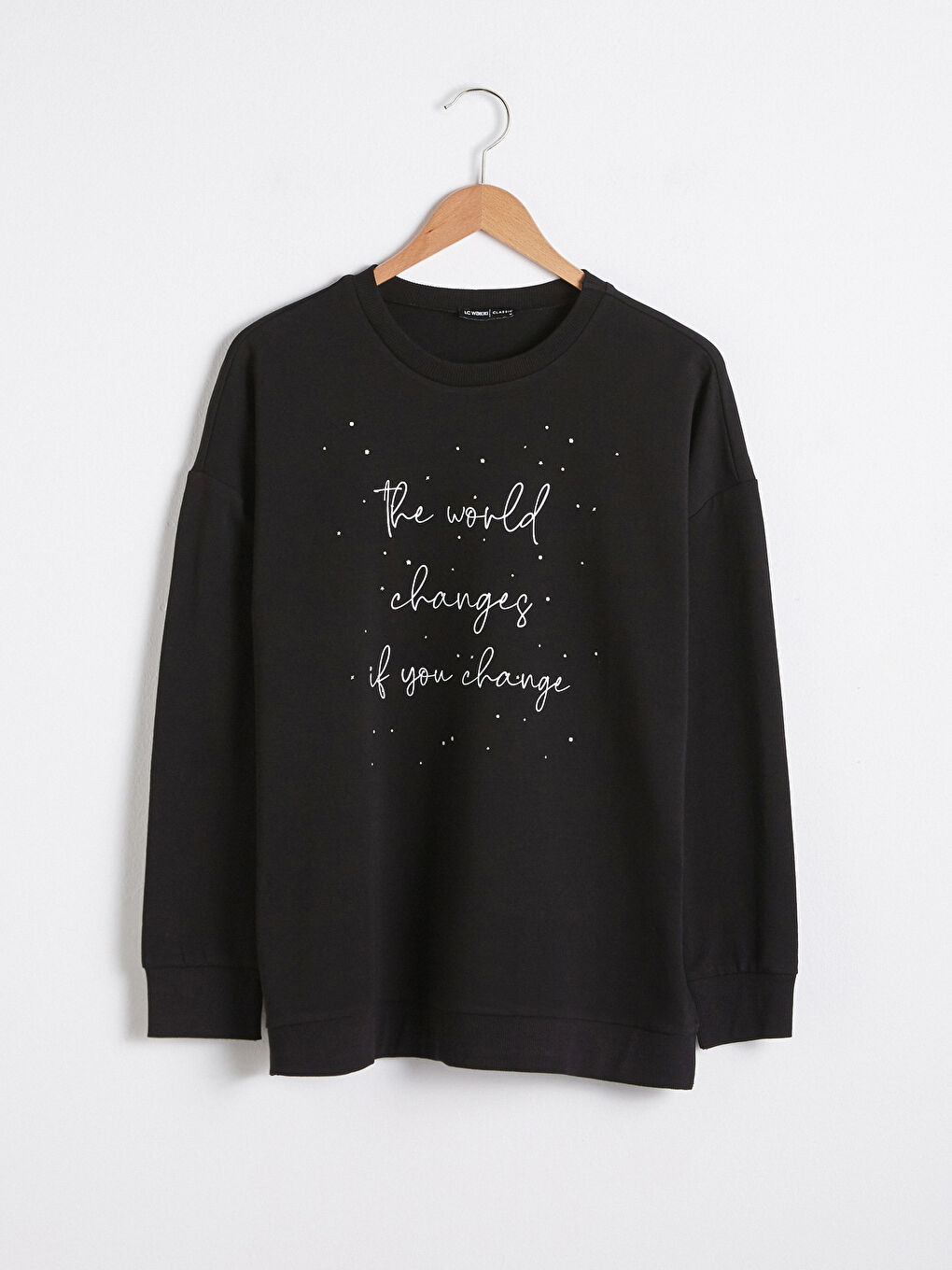 Hanorac imprimat cu slogan-5