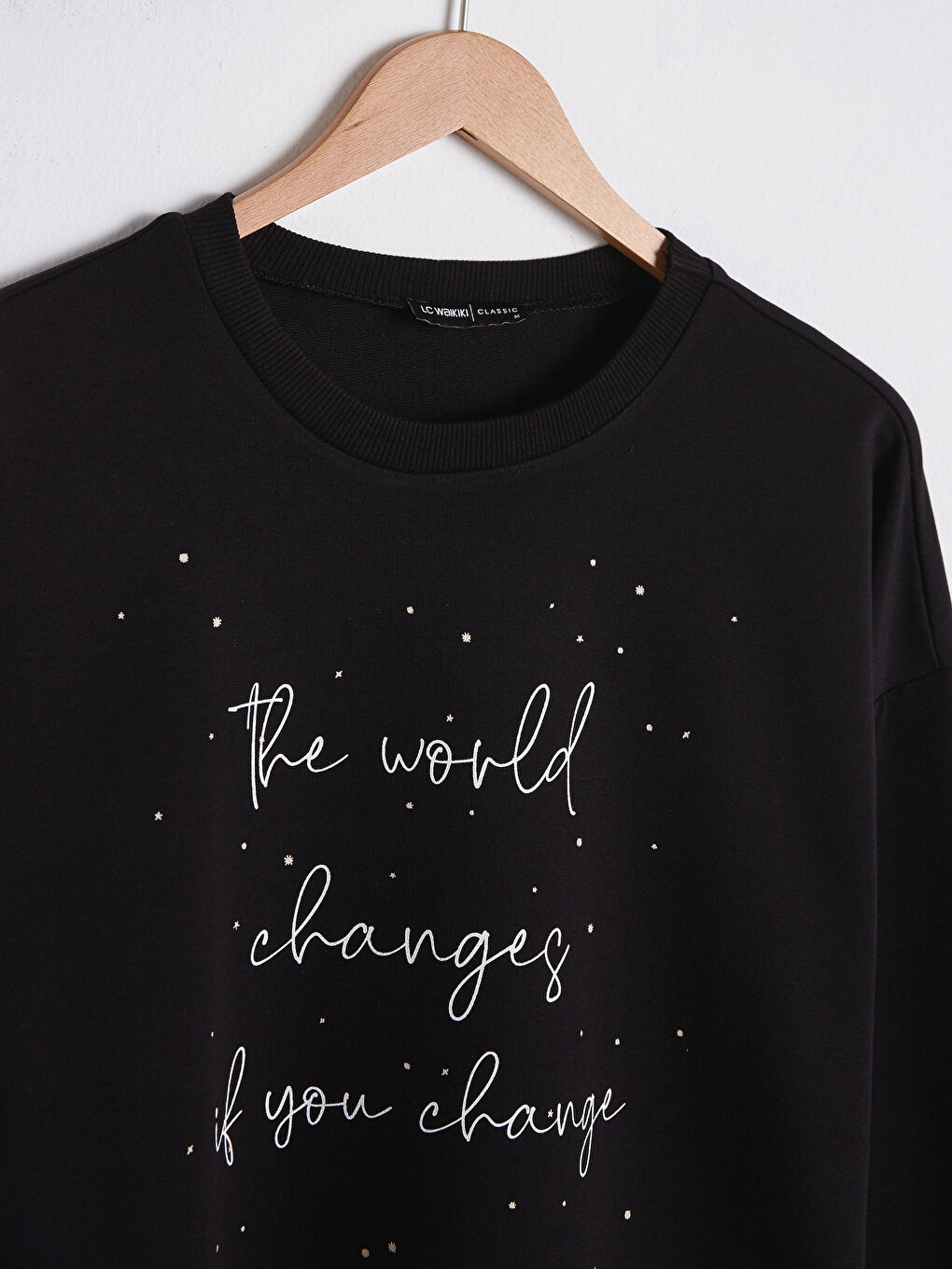 Hanorac imprimat cu slogan-7