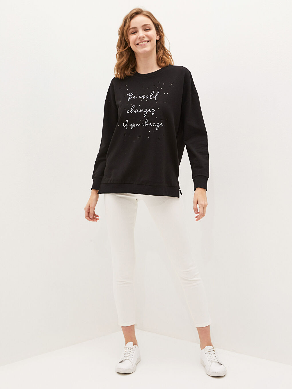 Hanorac imprimat cu slogan-2