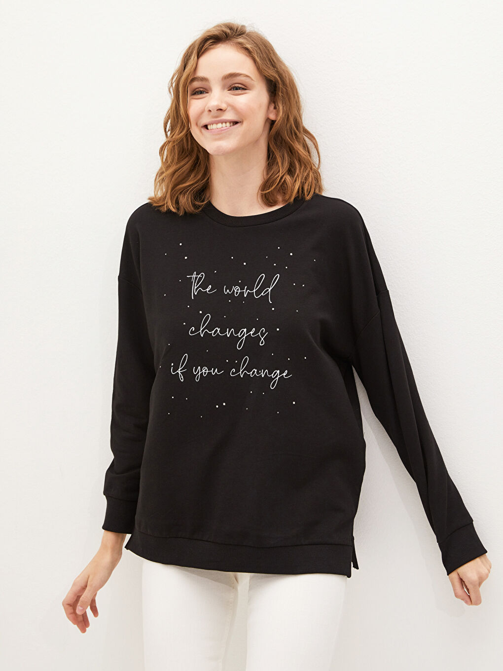 Hanorac imprimat cu slogan-4