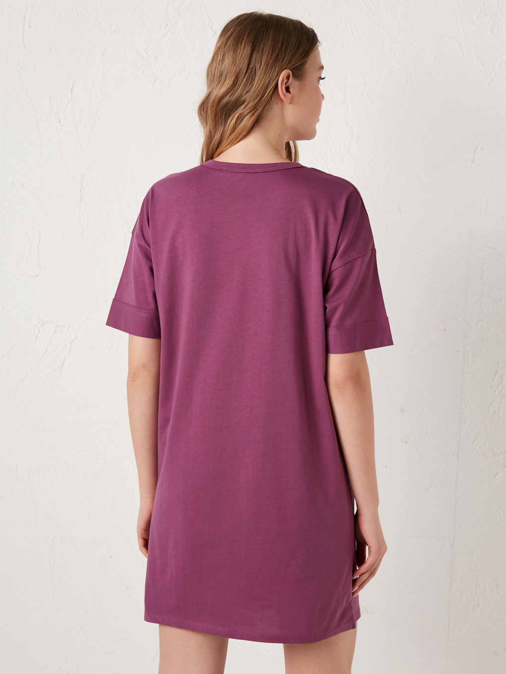 LCW Vision Robe Imprimée En Coton À Manches Courtes Pour Femmes ...