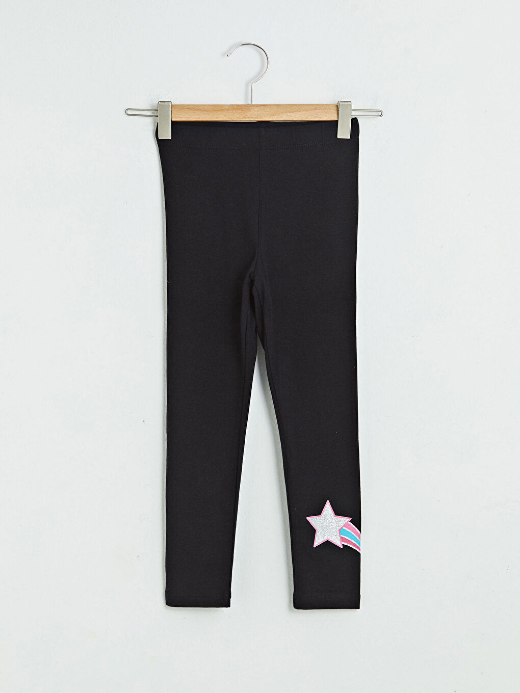 Printed Cotton Girls Long Leggings