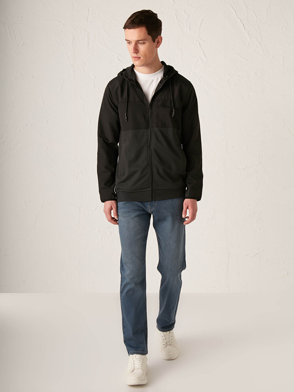 XSIDE Kapüşonlu Fermuarlı Sweatshirt -S1BT73Z8-PHM