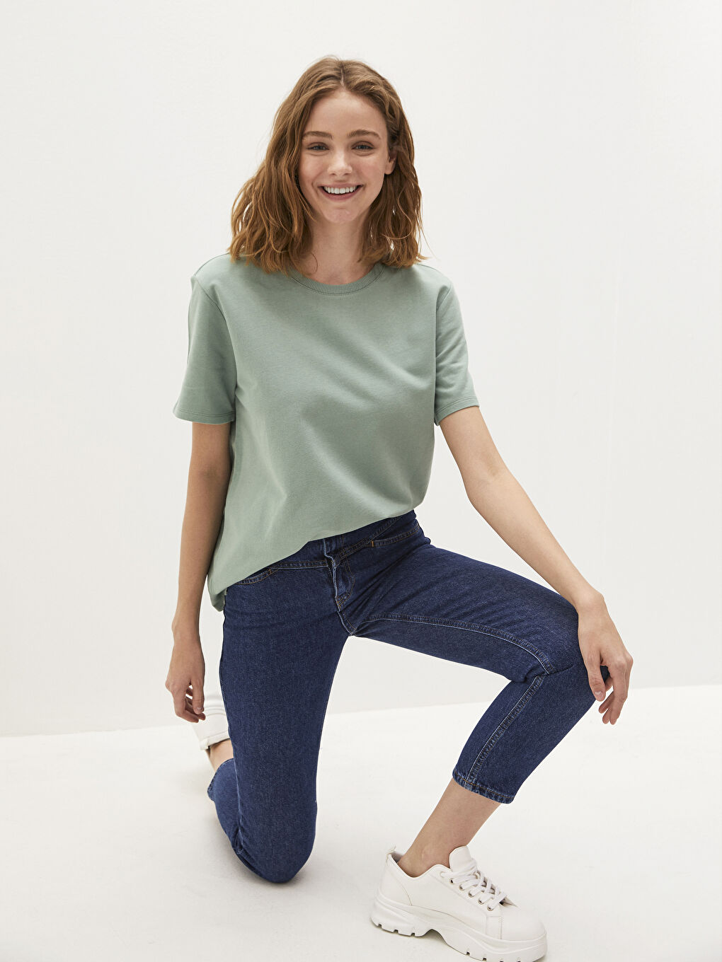 LCW Jeans Ψηλόμεσο Μομ Φιτ Τζιν Rodeo -S1BT78Z8-309