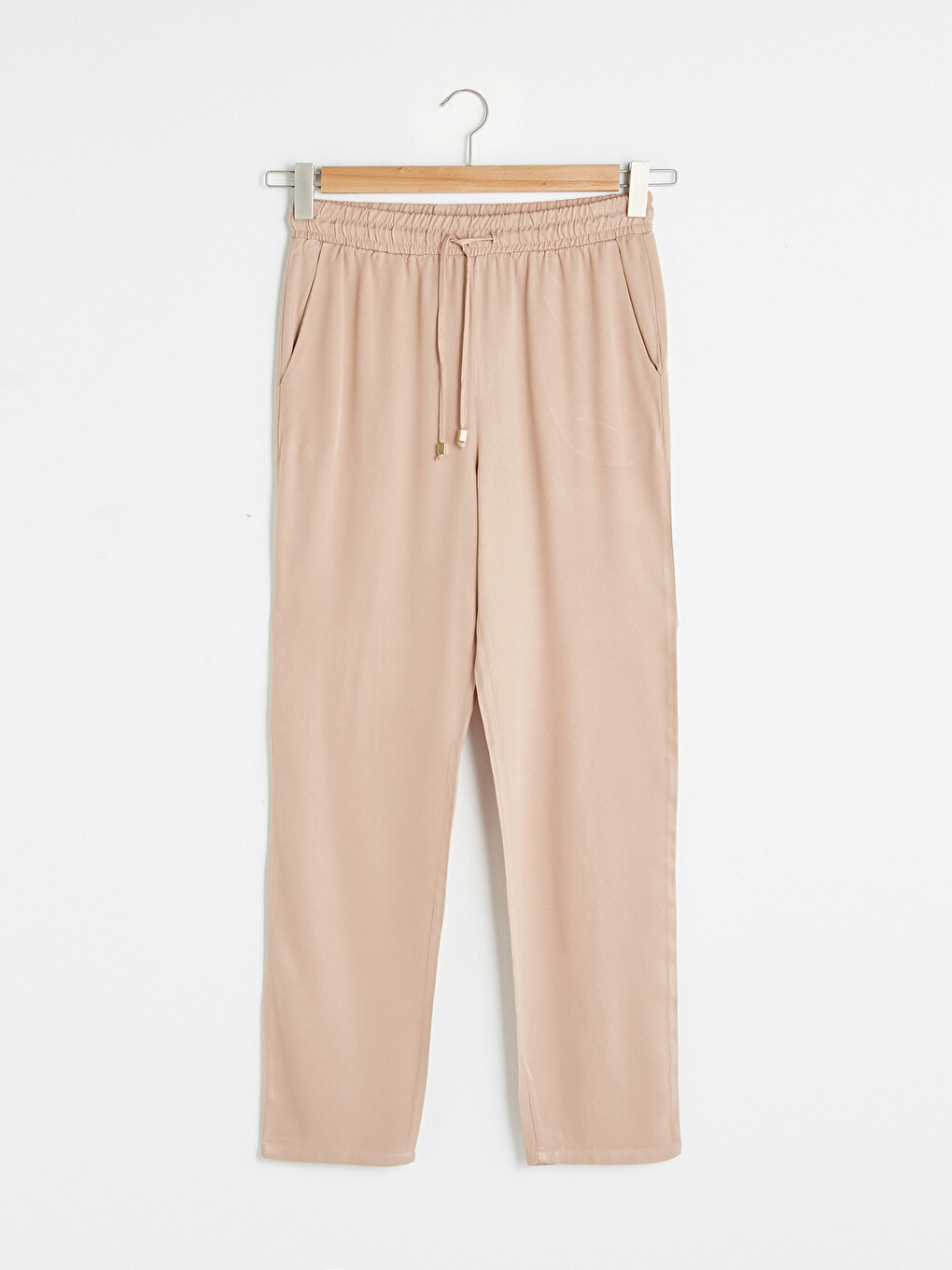 Pantalone za Žene od Belmando Materijala sa Elastičnim Strukem i Džepovima-14
