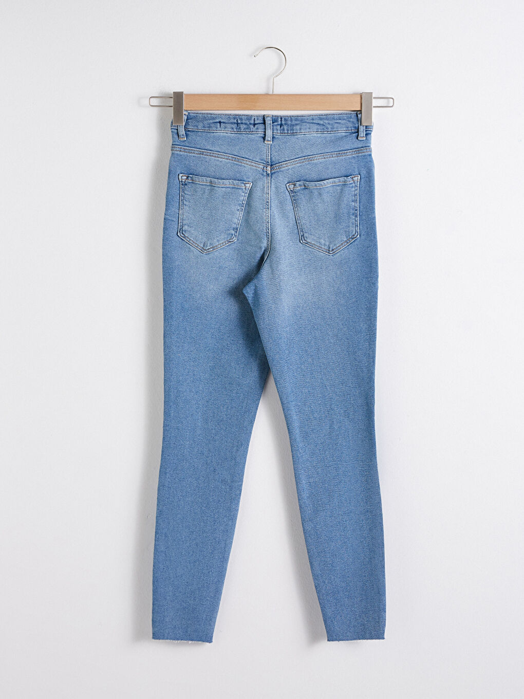 İndigo Yüksek Bel Jüpiter Süper Skinny Fit Kadın Jean Pantolon-6