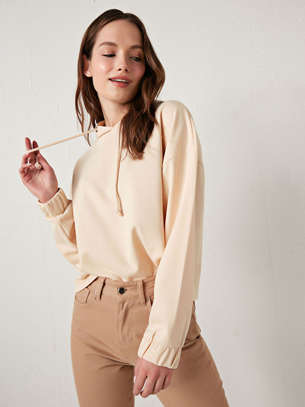 Однотонное худи-6