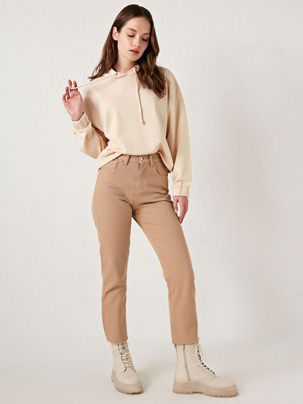 Однотонное худи-8