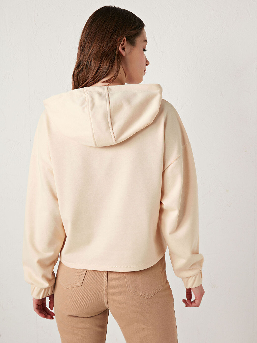 Однотонное худи-9