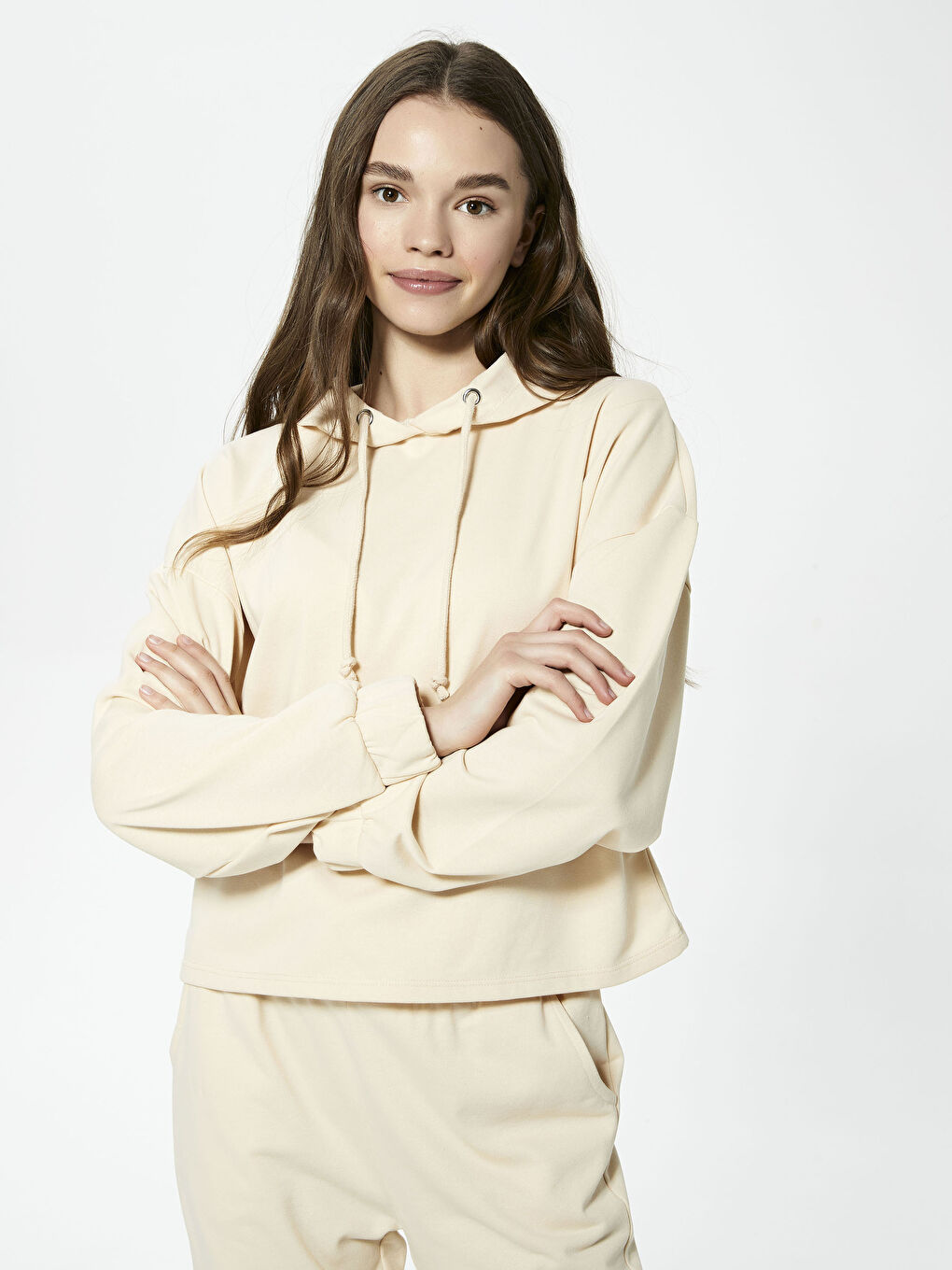 Однотонное худи