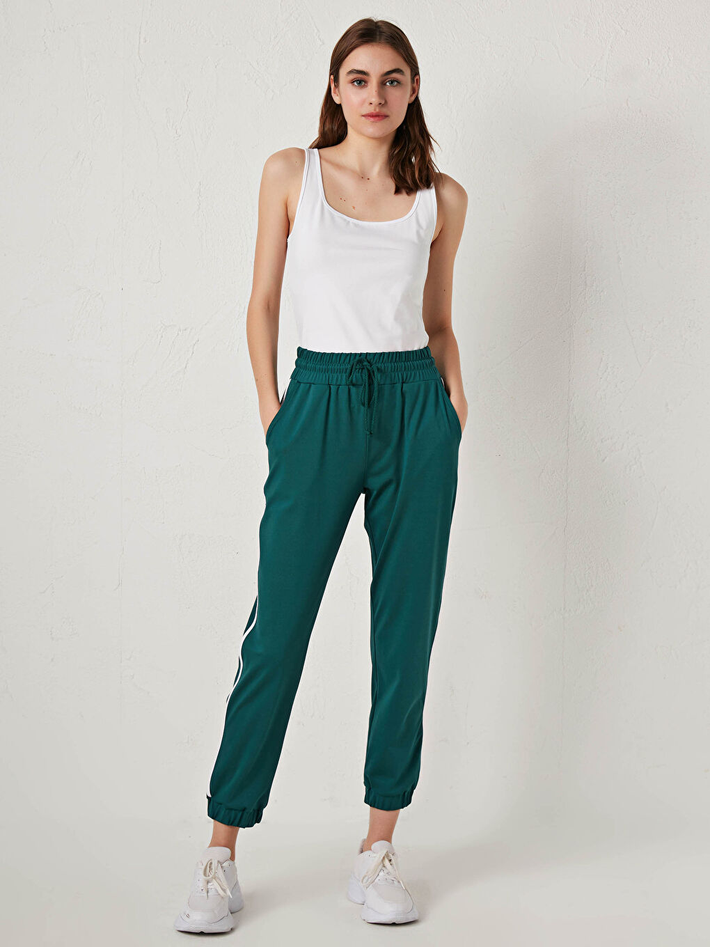 LCW Vision Elasticated Waist Women's Sweatpants -S1BU98Z8-HHE