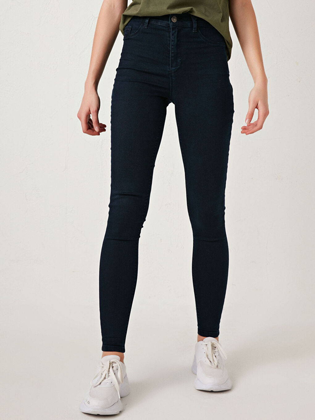 LCW Jeans High Waisted Jupiter Super Skinny Fit Women's Jeans -S1BV49Z8-507