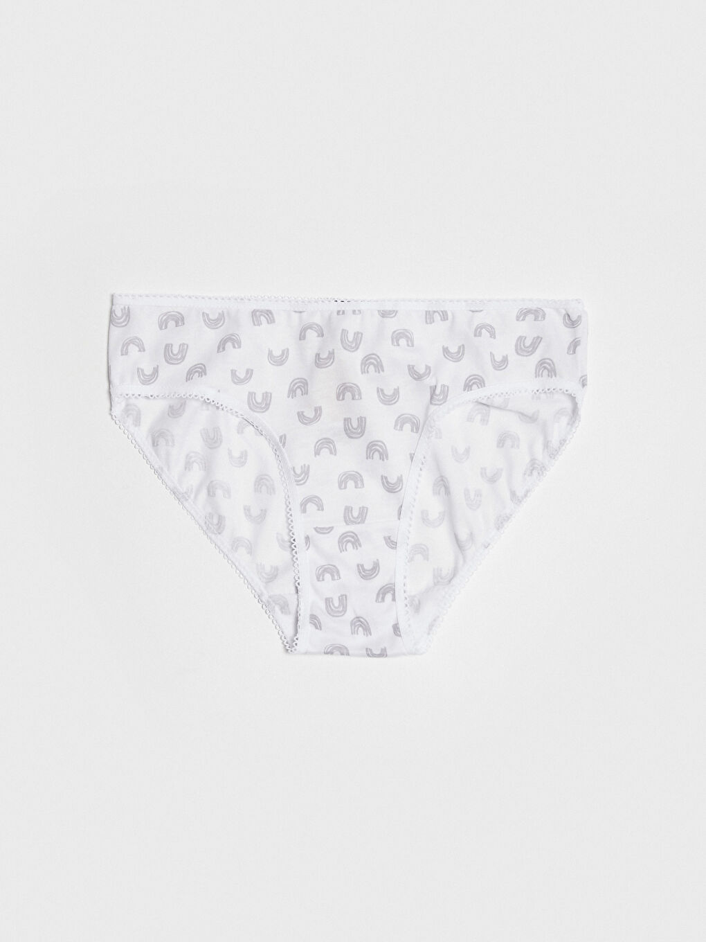 سراويل داخلية قطنية مطبوعة للبنات - عبوة من 4 قطع-1