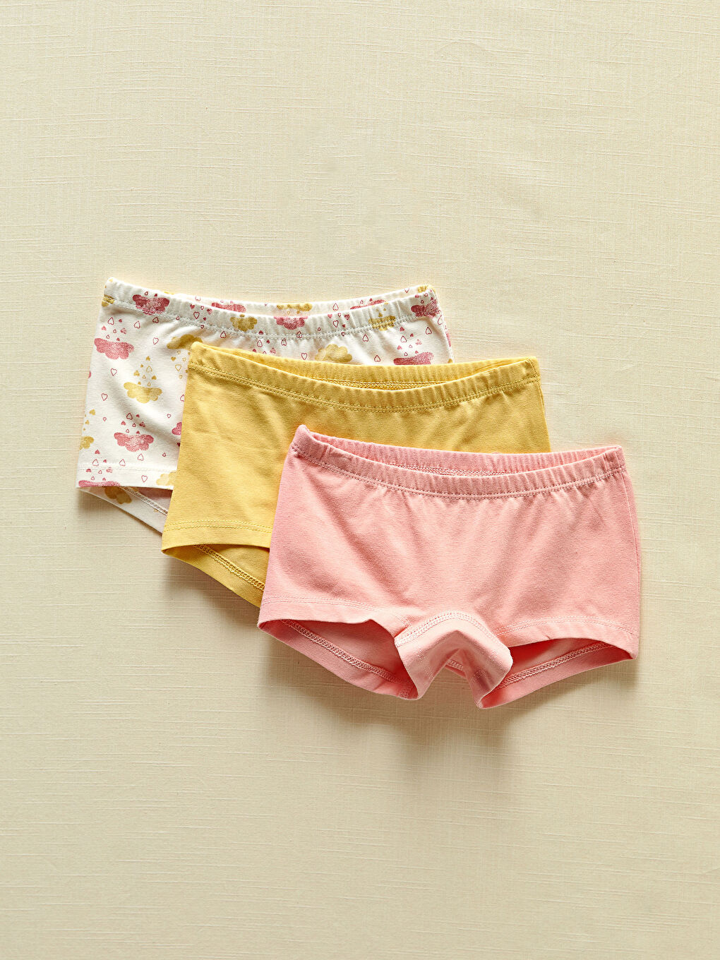 Printed Girls' Boxer 3-packs