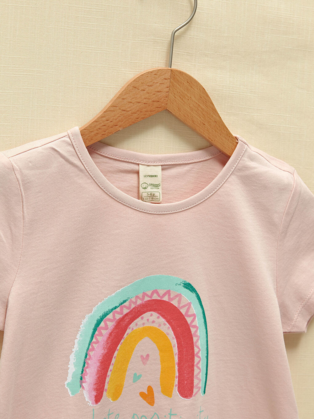 Crew Neck Printed Short Sleeve Girls' Pyjama Set-2