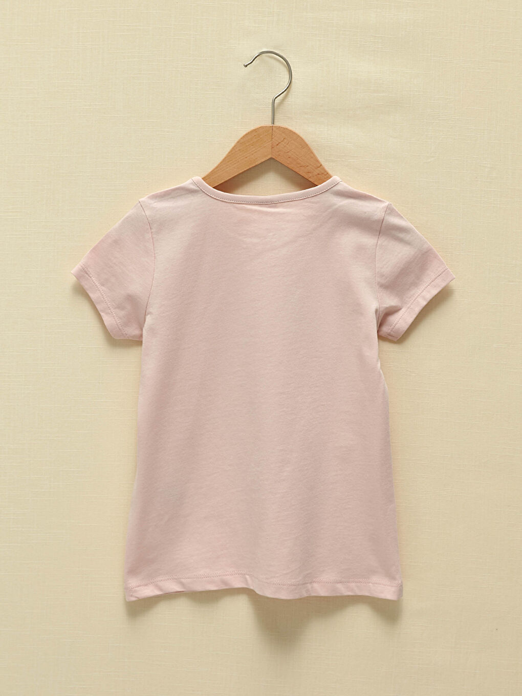 Crew Neck Printed Short Sleeve Girls' Pyjama Set-5