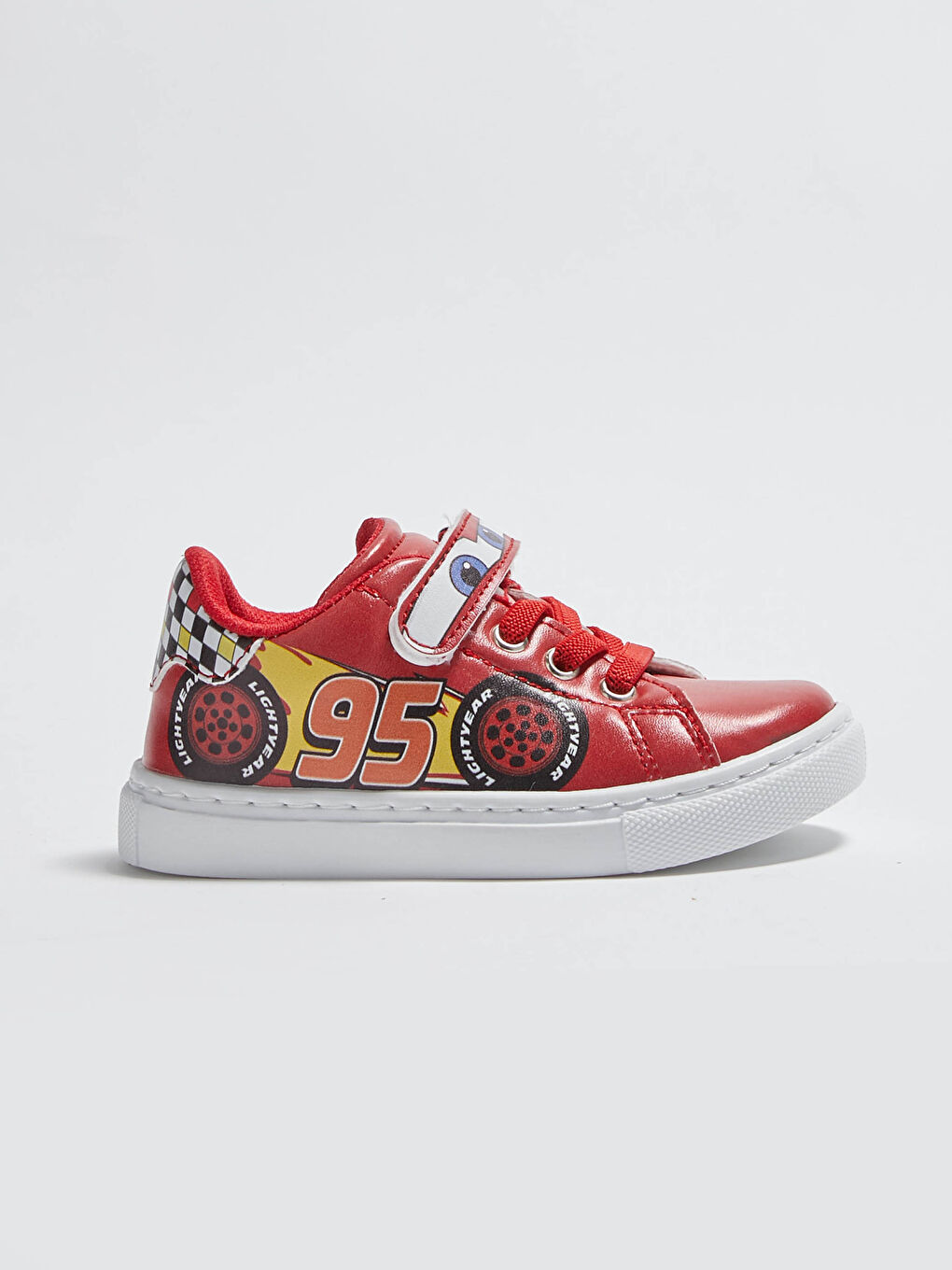 Kırmızı Cars Lisanslı Erkek Bebek Günlük Spor Ayakkabı-1