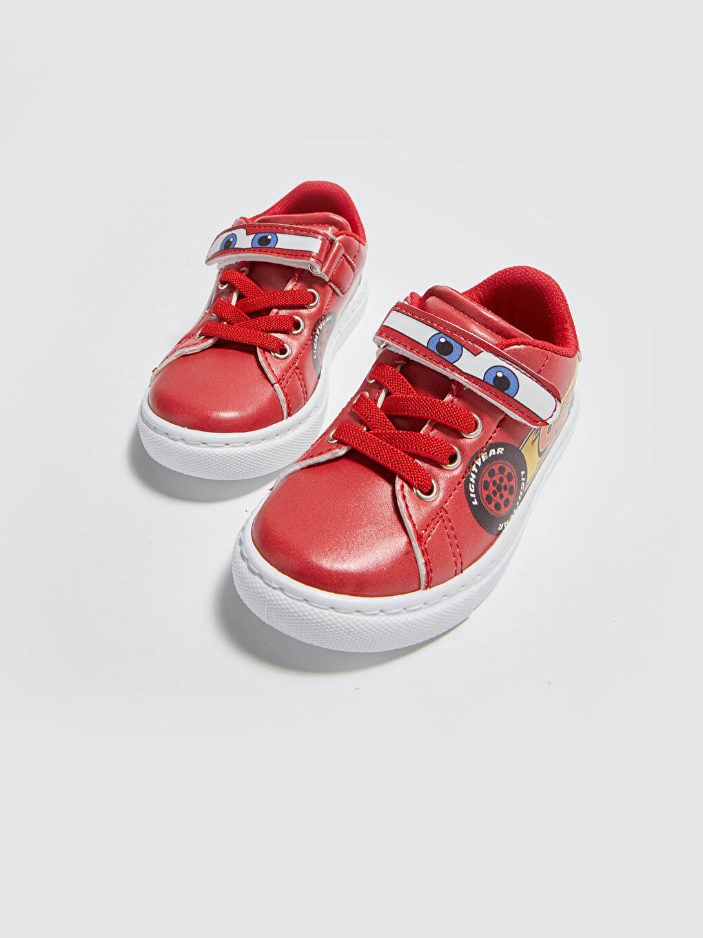 Kırmızı Cars Lisanslı Erkek Bebek Günlük Spor Ayakkabı-2