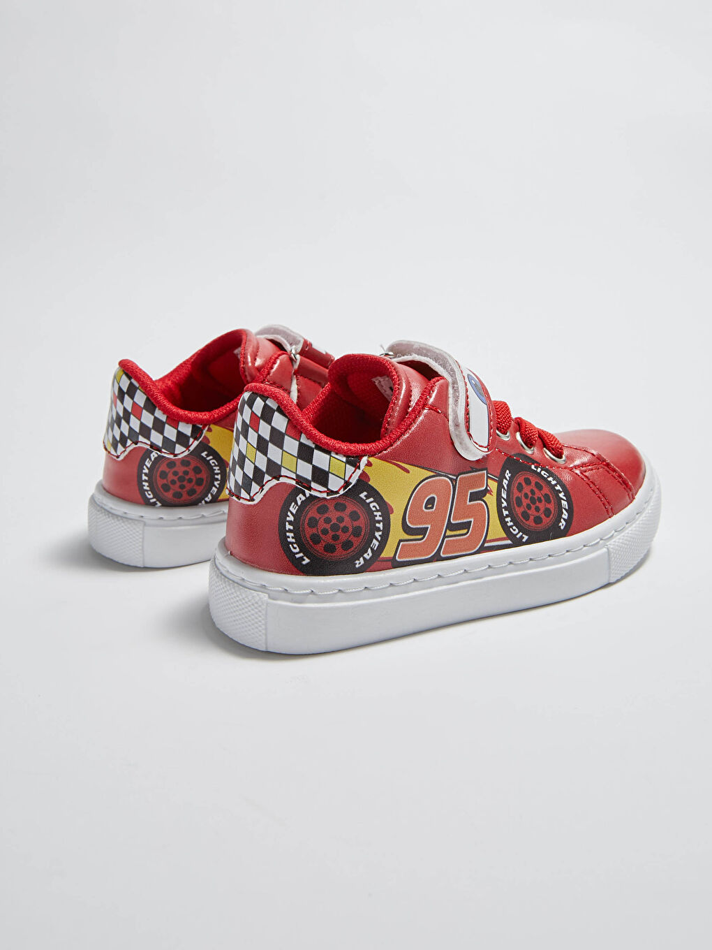 Kırmızı Cars Lisanslı Erkek Bebek Günlük Spor Ayakkabı-3