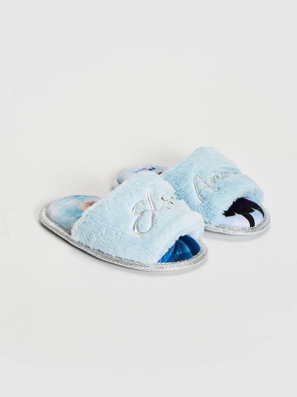 Mavi Kız Çocuk Frozen Lisanslı Ev Terliği 