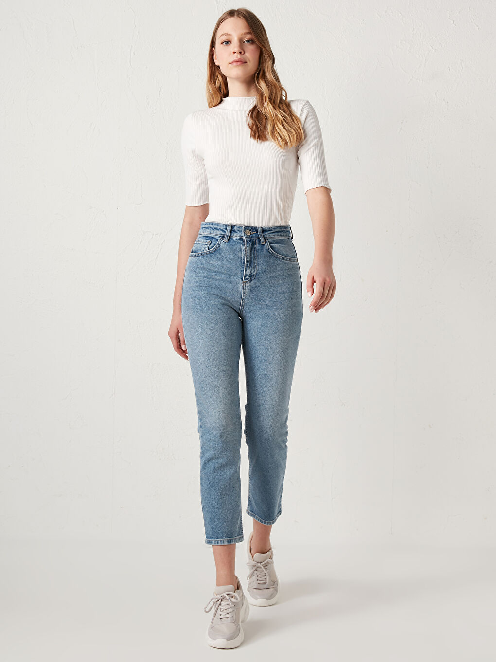 LCW Jeans Straight Fit Women's Rodeo Jeans -S1CA07Z8-311