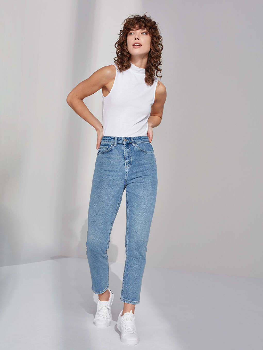 LCW Jeans Straight Fit Women's Rodeo Jeans -S1CA07Z8-311