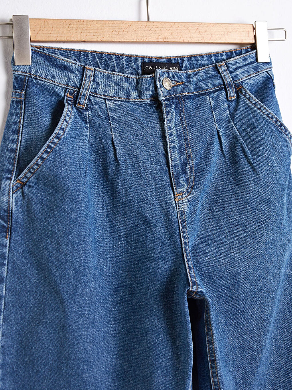 Джинсы с высокой талией, мешковатым кроем, длиной до щиколотки, прямыми брюками Rodeo для женщин-6