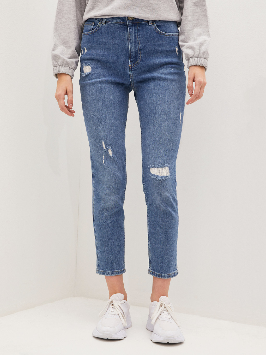High Waist Slim Fit Women's Rodeo Jeans-3