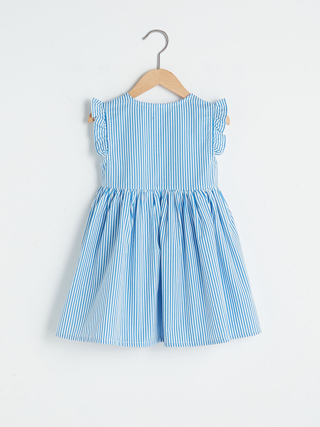 Crew Neck Sleeveless Cotton Baby Girl Dress-2