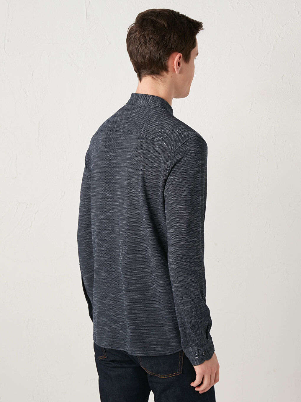 LCW Vision Slim Fit Long Sleeve Men's Shirt -S1CA67Z8-MTY