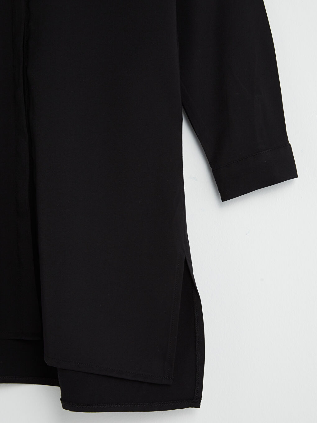 Plain Long Sleeve Women's Shirt Tunic-7