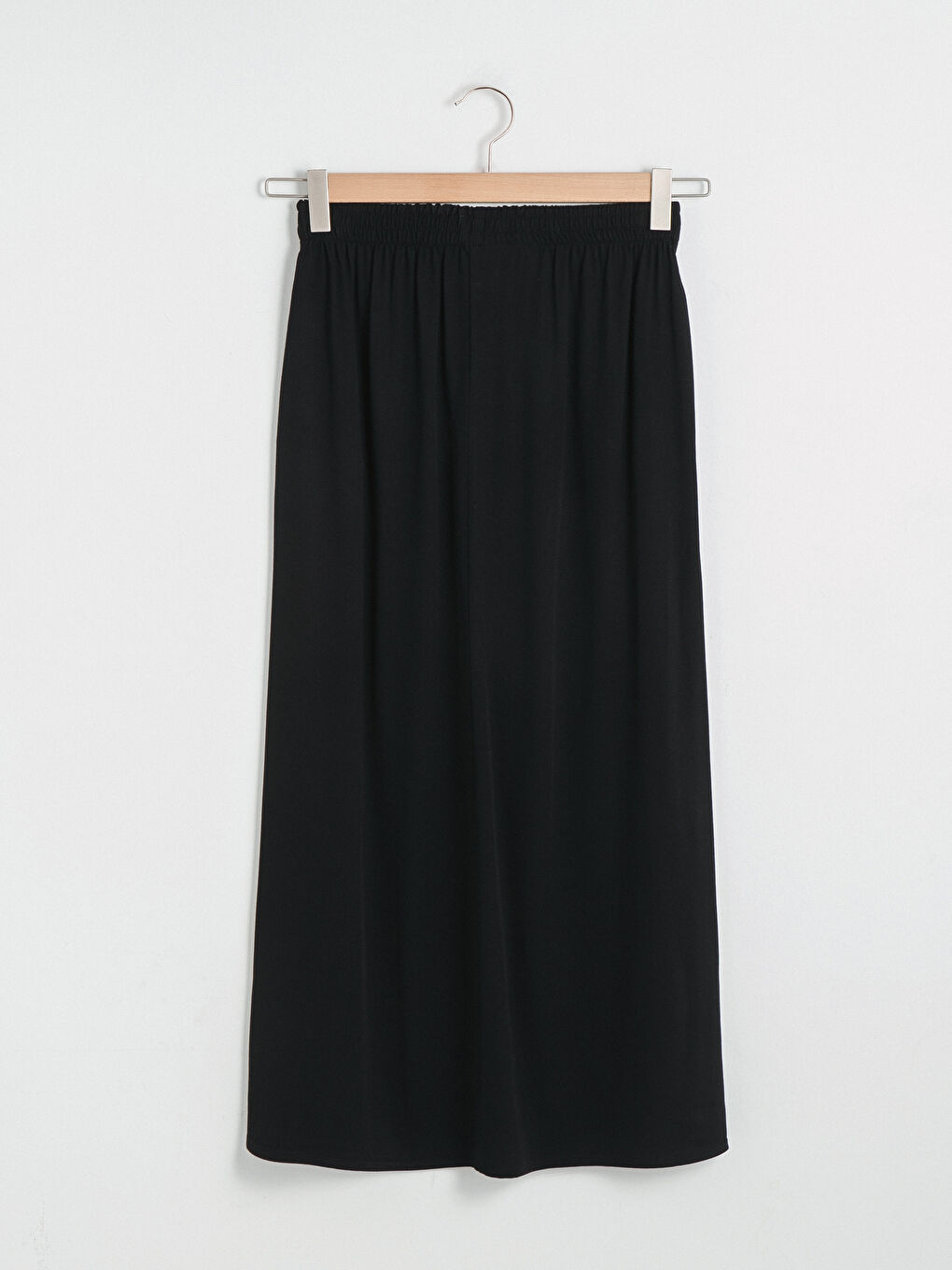 Elastic Waist Viscose Skirt-11