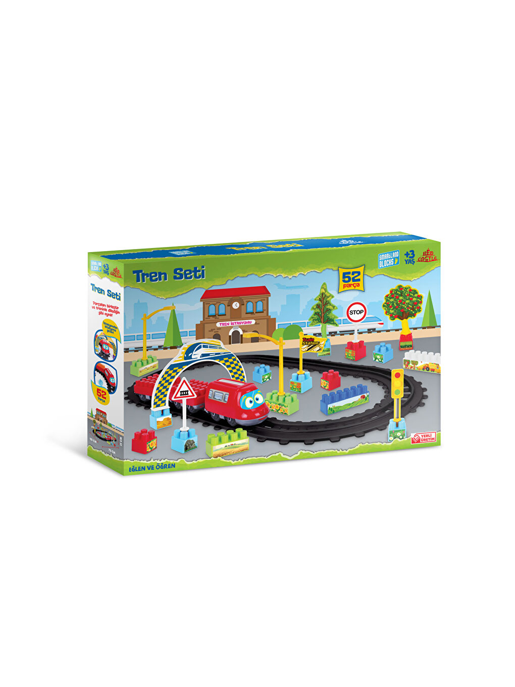 სათამაშო მატარებლის ნაკრები 52 ცალი-1