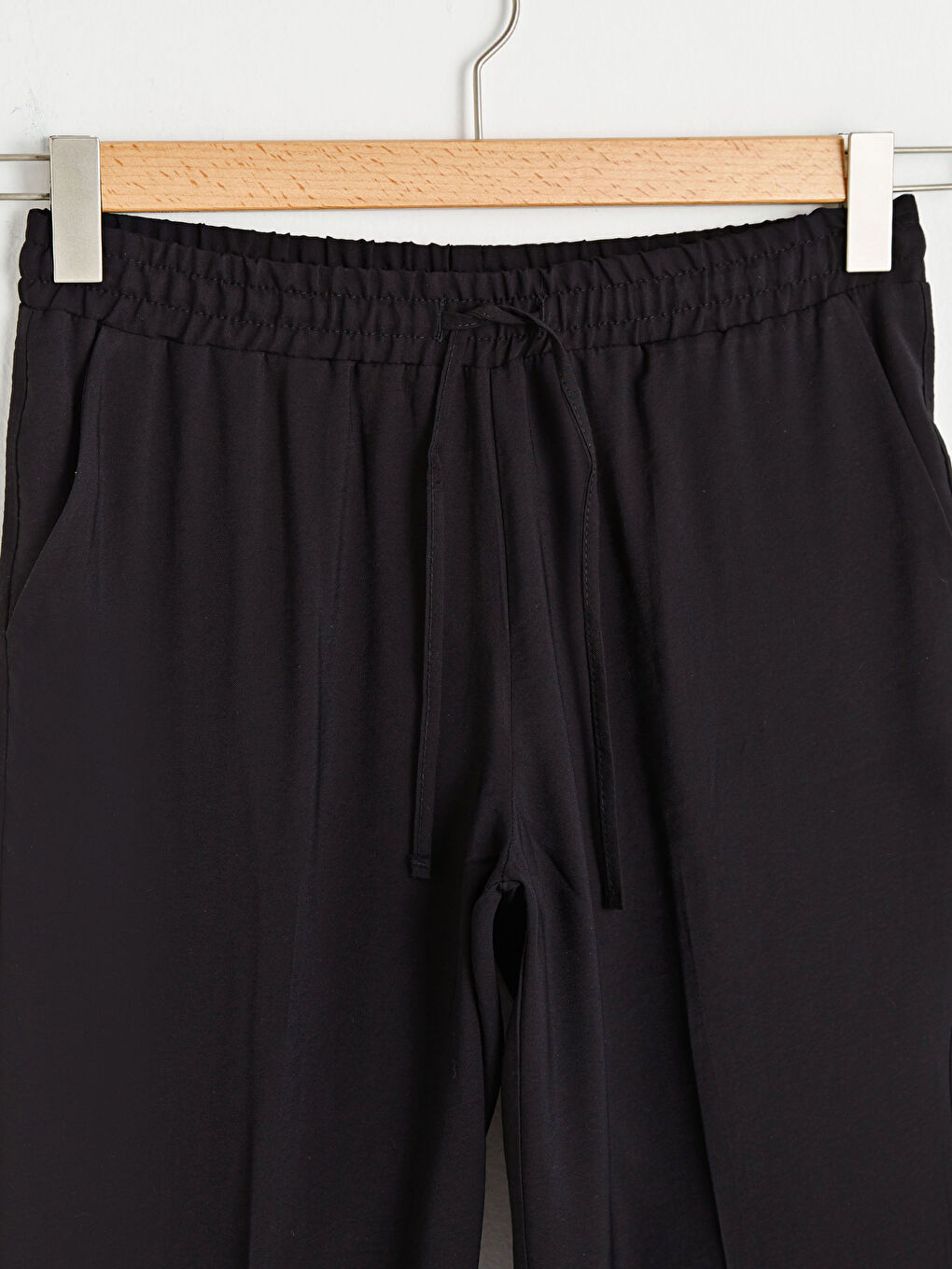 Siyah Beli Lastikli Harem Pantolon-6