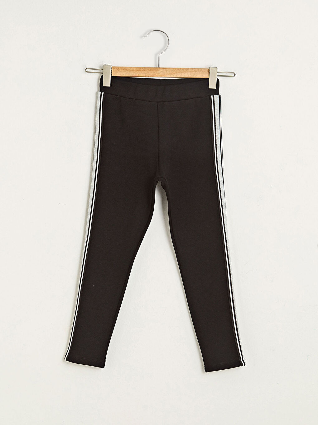 Siyah Basic Kız Çocuk Uzun Tayt