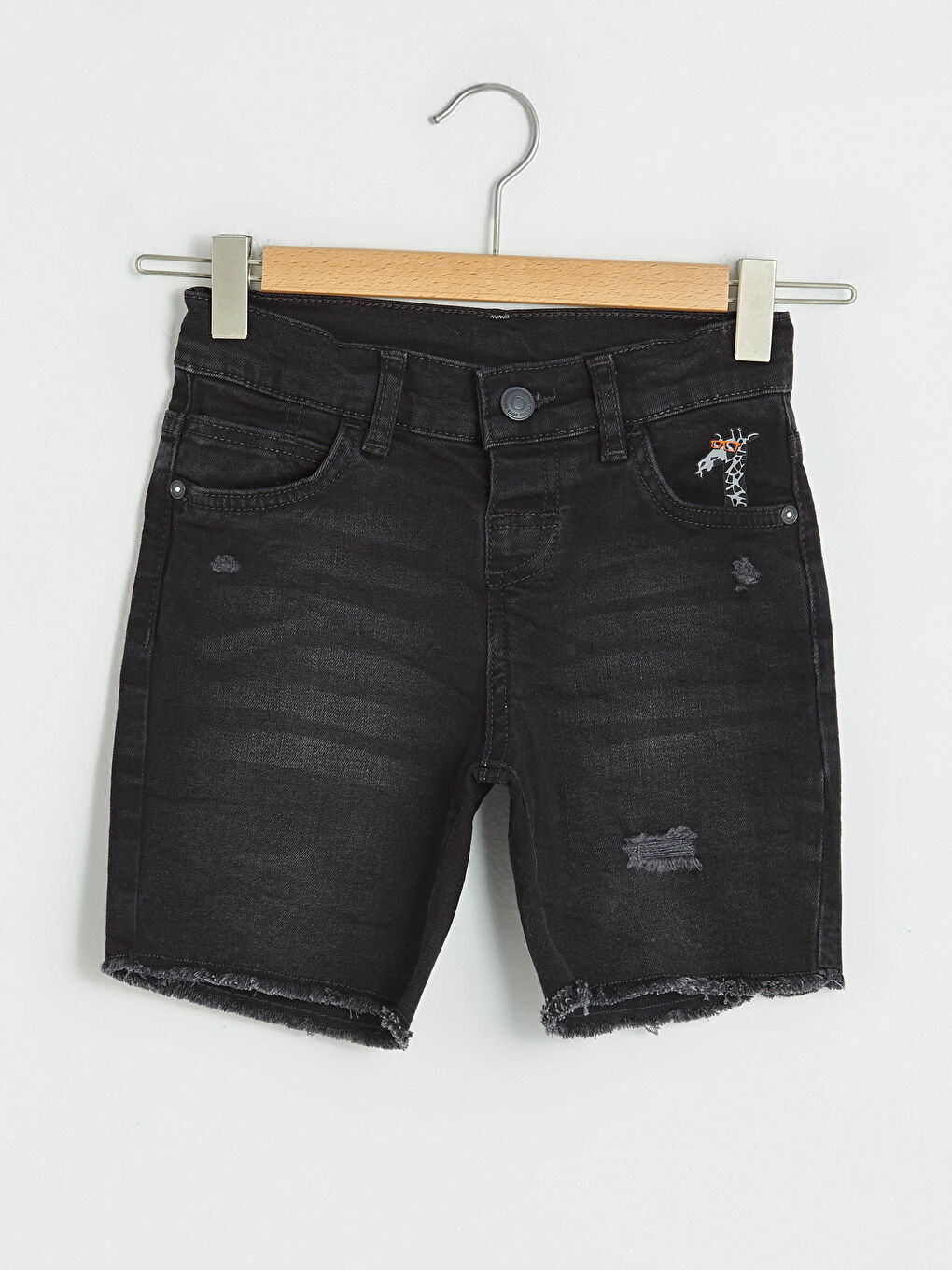LCW Kids Printed Boy Jean Shorts -S1CC68Z4-326
