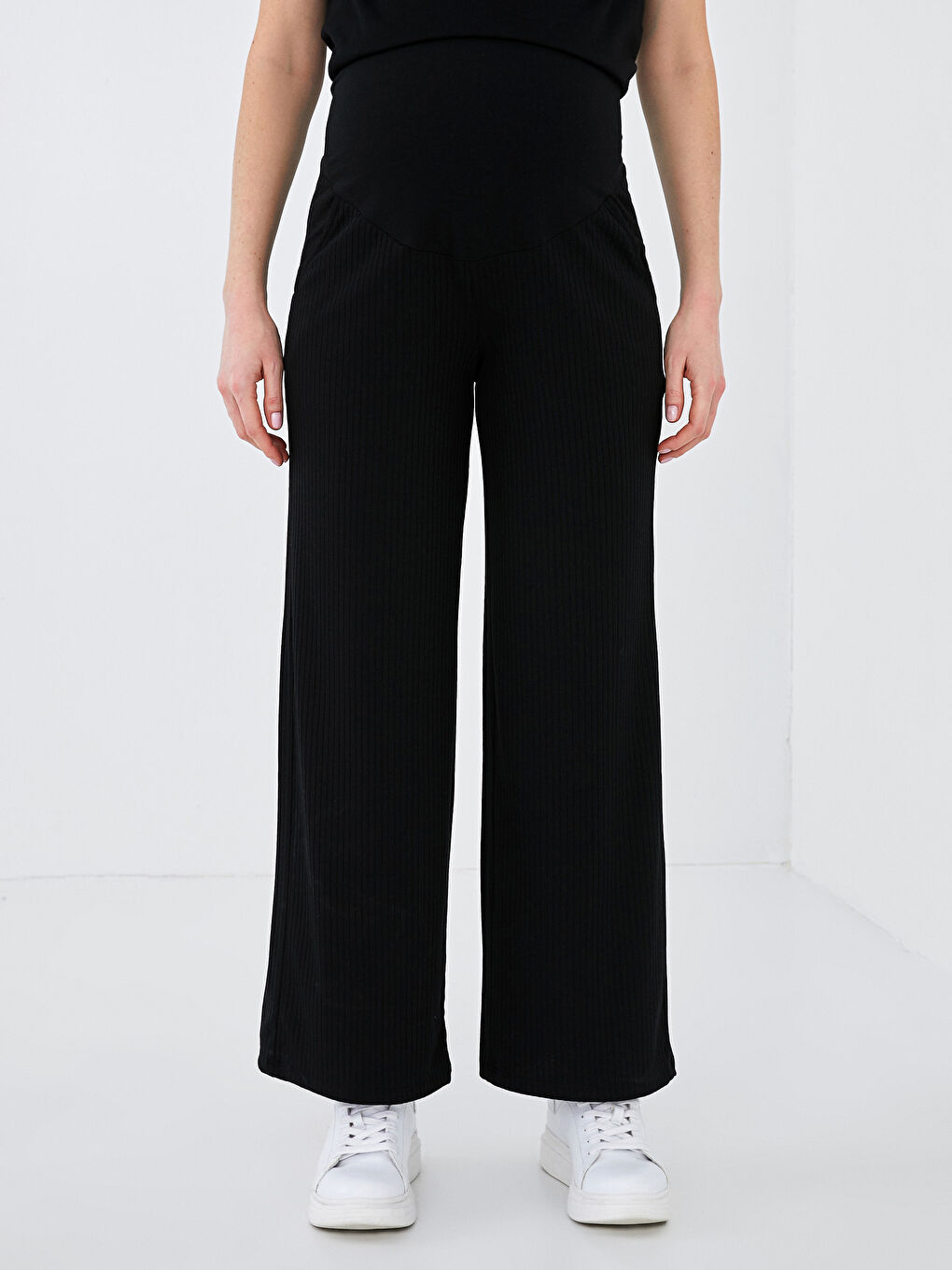 بنطال رياضي حوامل بوسط مطاطي ولوحة بطن-5