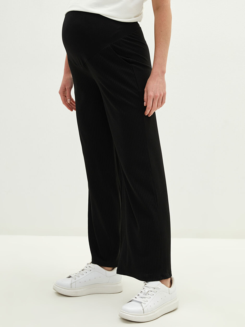 بنطال رياضي حوامل بوسط مطاطي ولوحة بطن-2