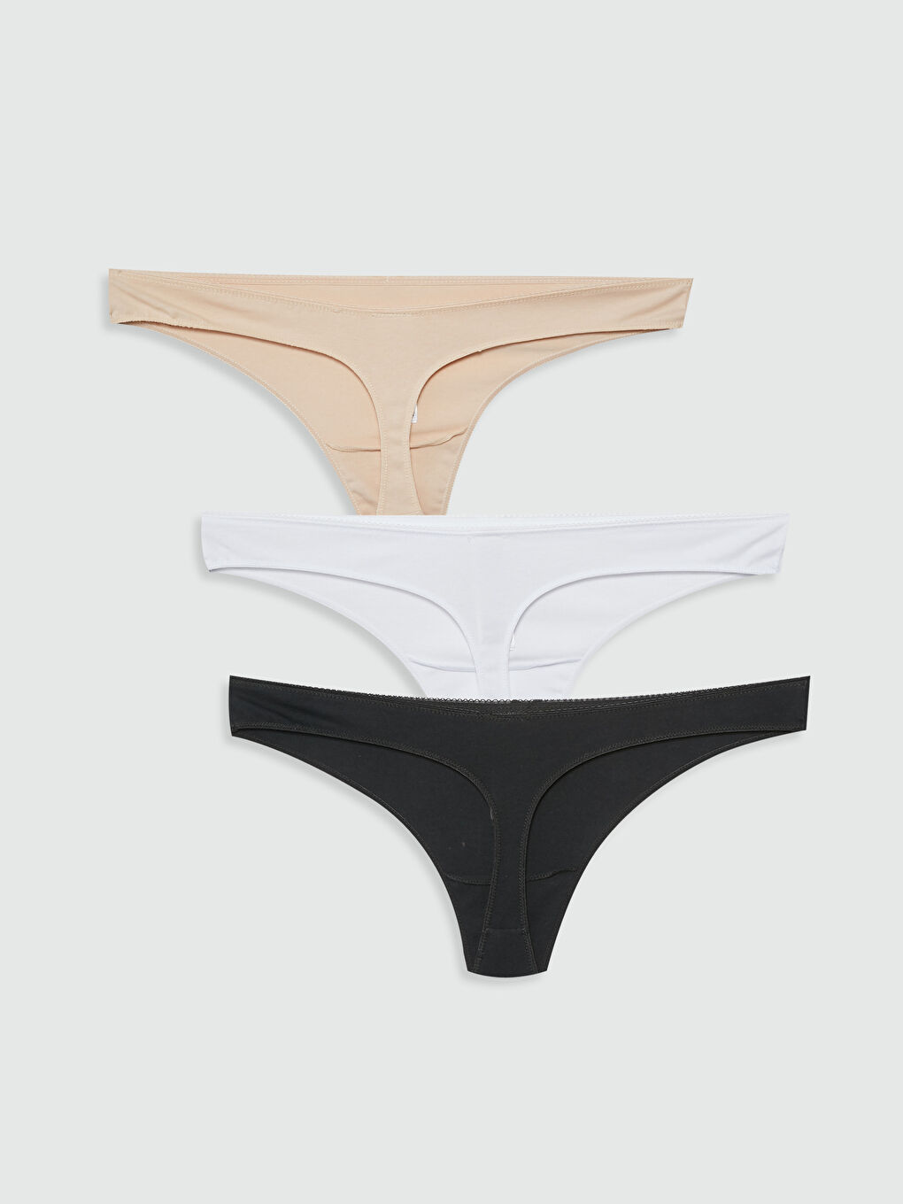 LCW DREAM Bow Detailed Thong Panties 3 Pack -S1CD29Z8-D0P