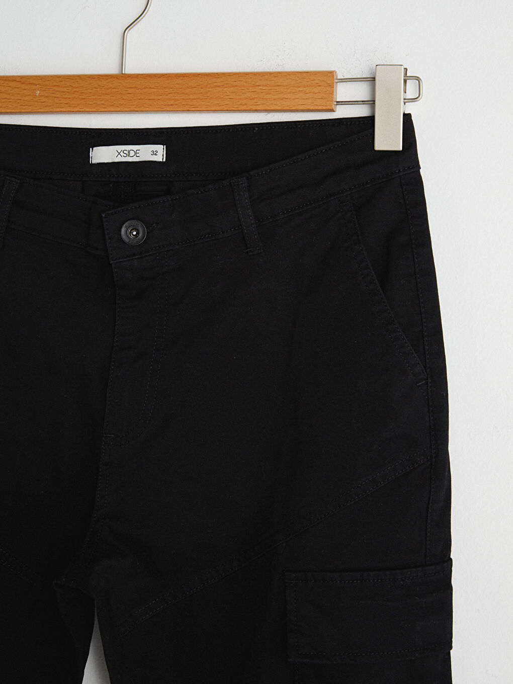 Siyah Dar Kalıp Erkek Jogger Pantolon-13