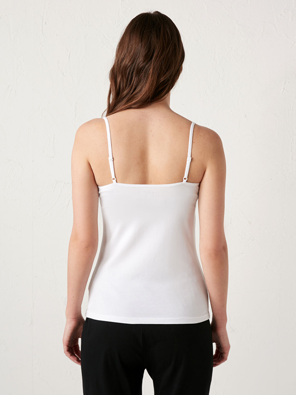 Débardeur en Coton avec Détails en Dentelle-3