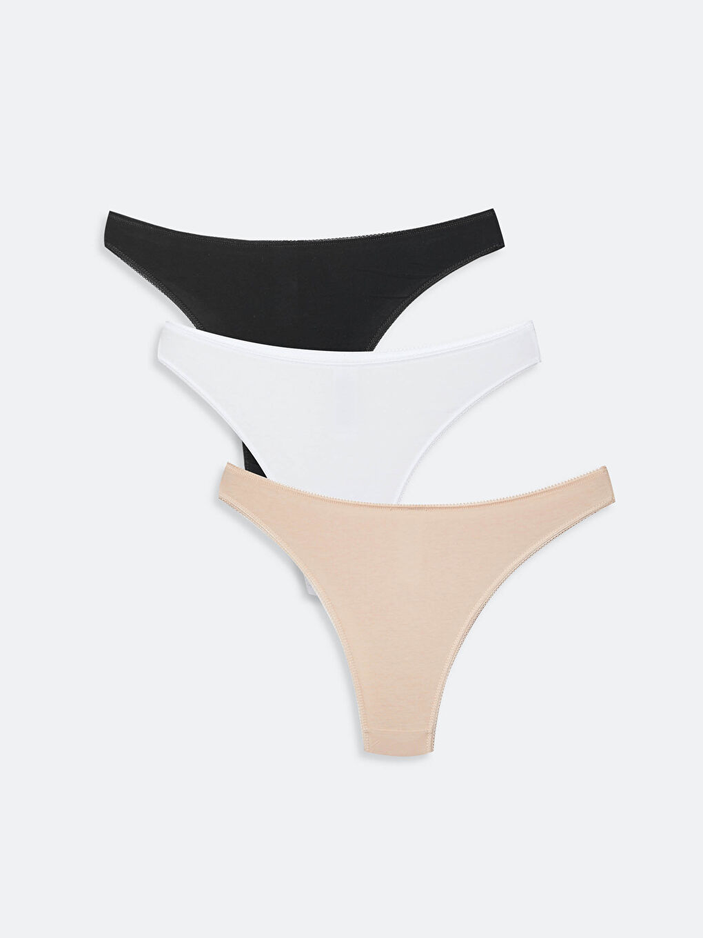 Bow Detailed Women's Brazilian Briefs 3 Pack-1