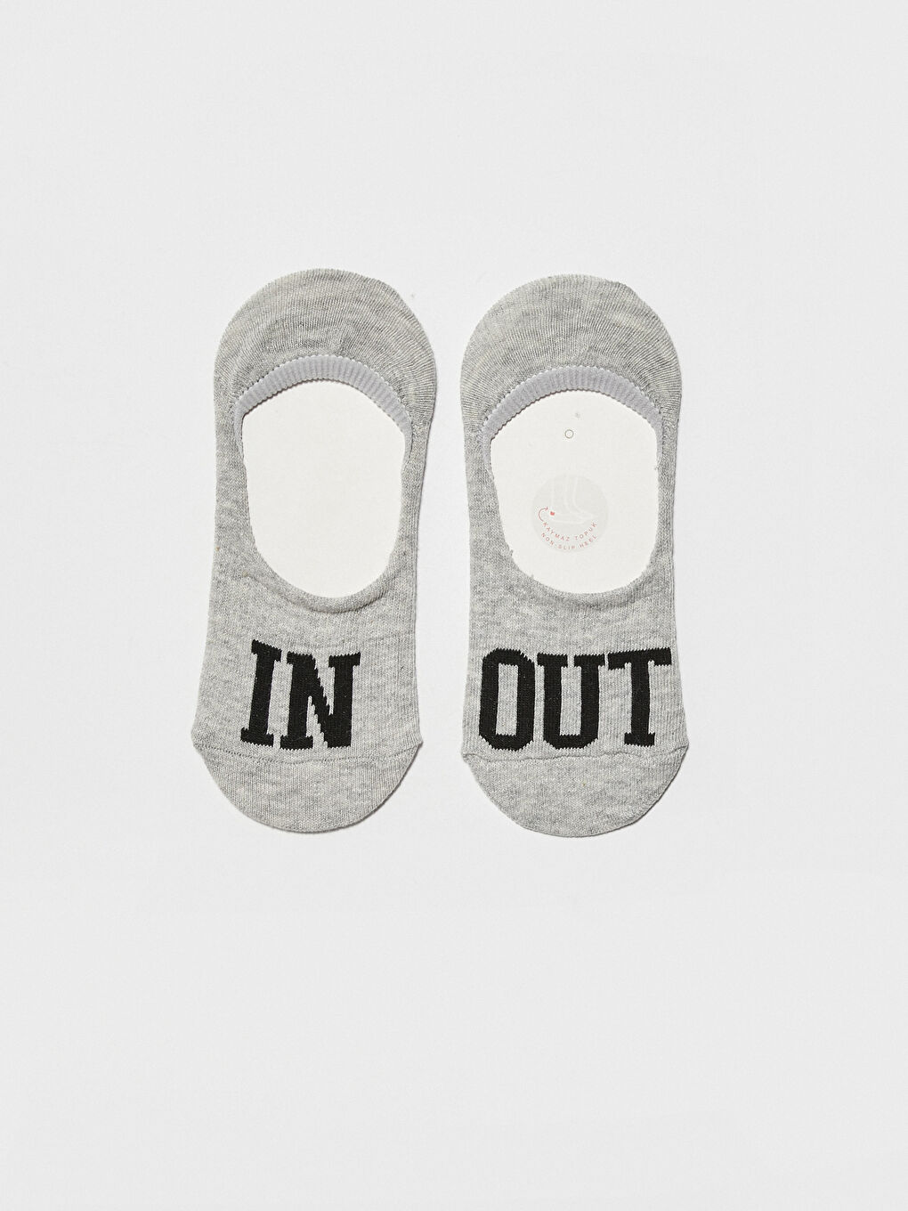 Letter Printed Non-Slip Heel Girl Child Ballet Socks 3 Pieces-2