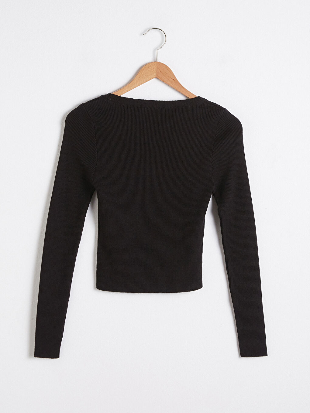 LCW Vision Square Neck Crop Knitwear Sweater -S1CF67Z8-CVL