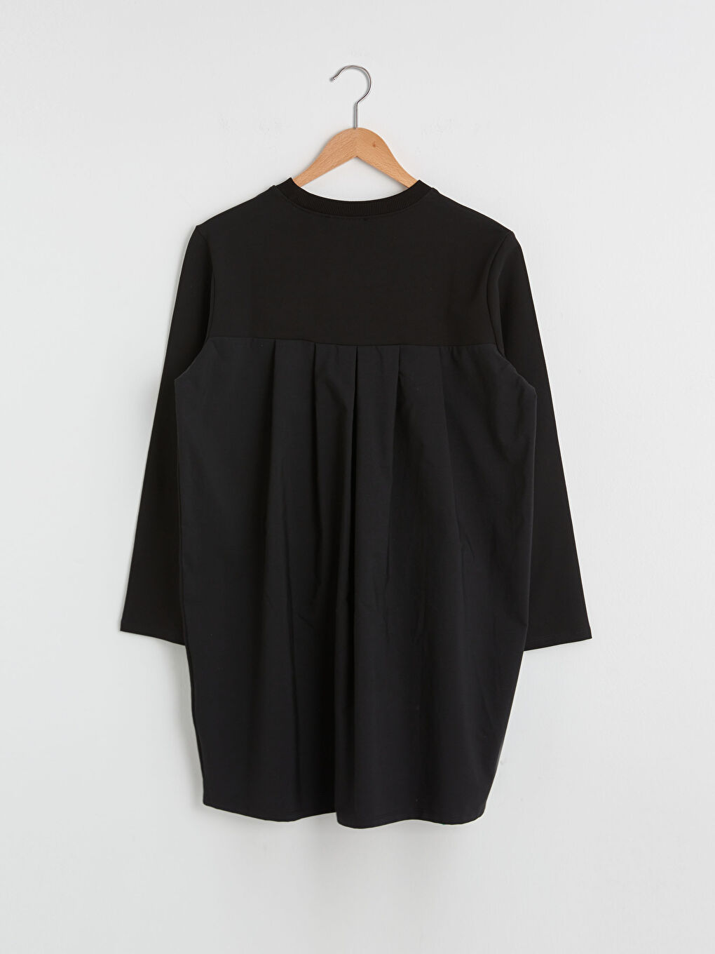 تونيك سويتشيرت سادة بياقة دائرية للسيدات-6