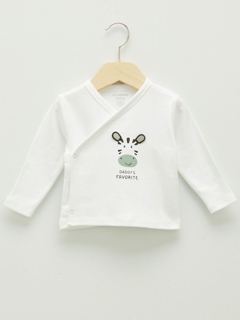 Beyaz Baskılı Pamuklu Unisex Bebek Hastane Çıkış Seti-3