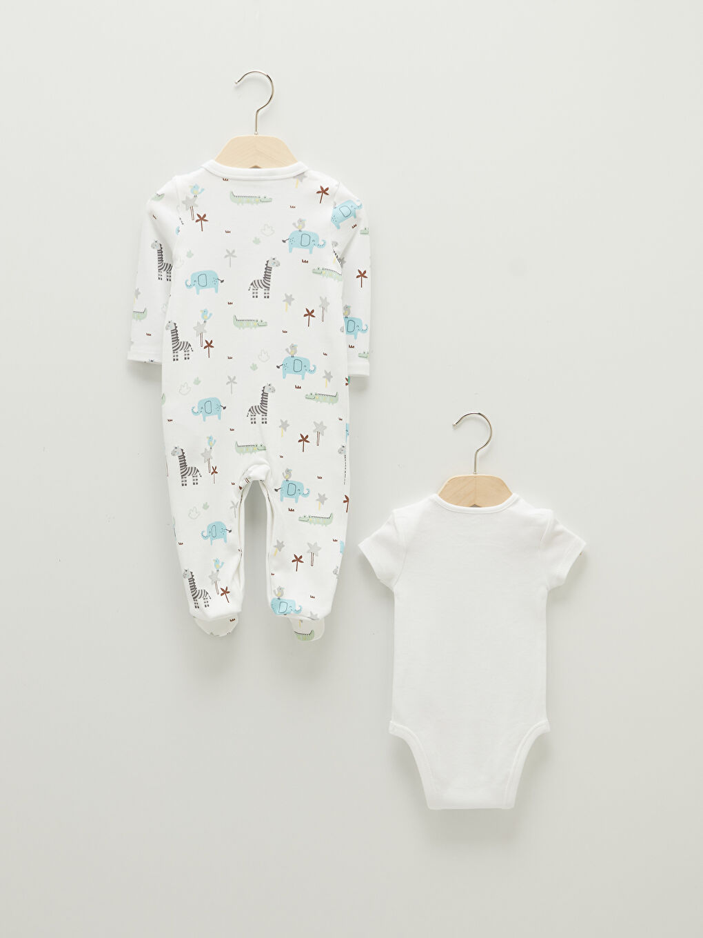 طقم خروج من المستشفى مطبوع للأطفال حديثي الولادة للجنسين-1