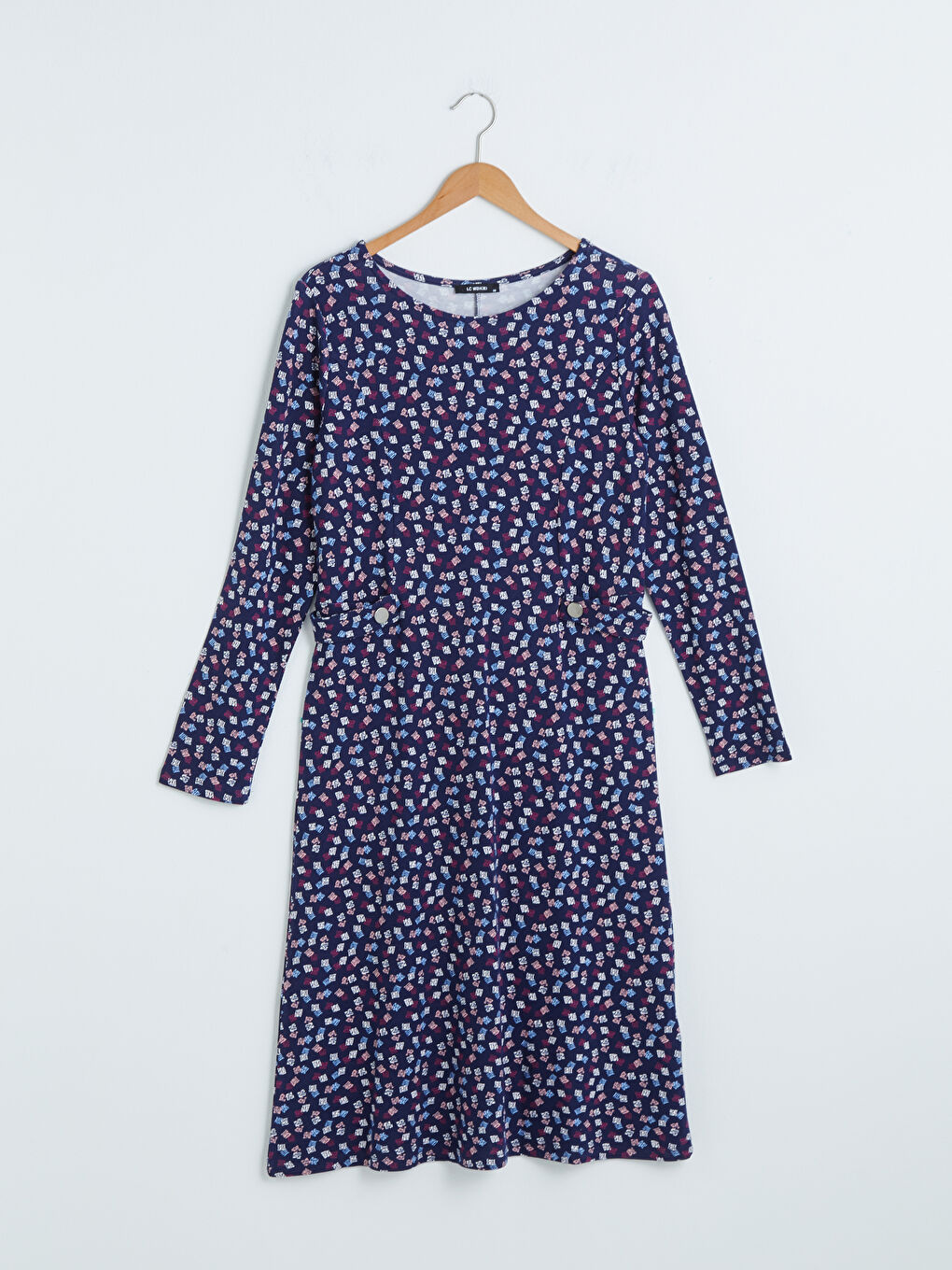 فستان بونتي مطبوع-5